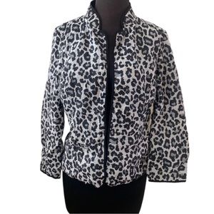 Chico’s lightweight shell jacket cheetah print!